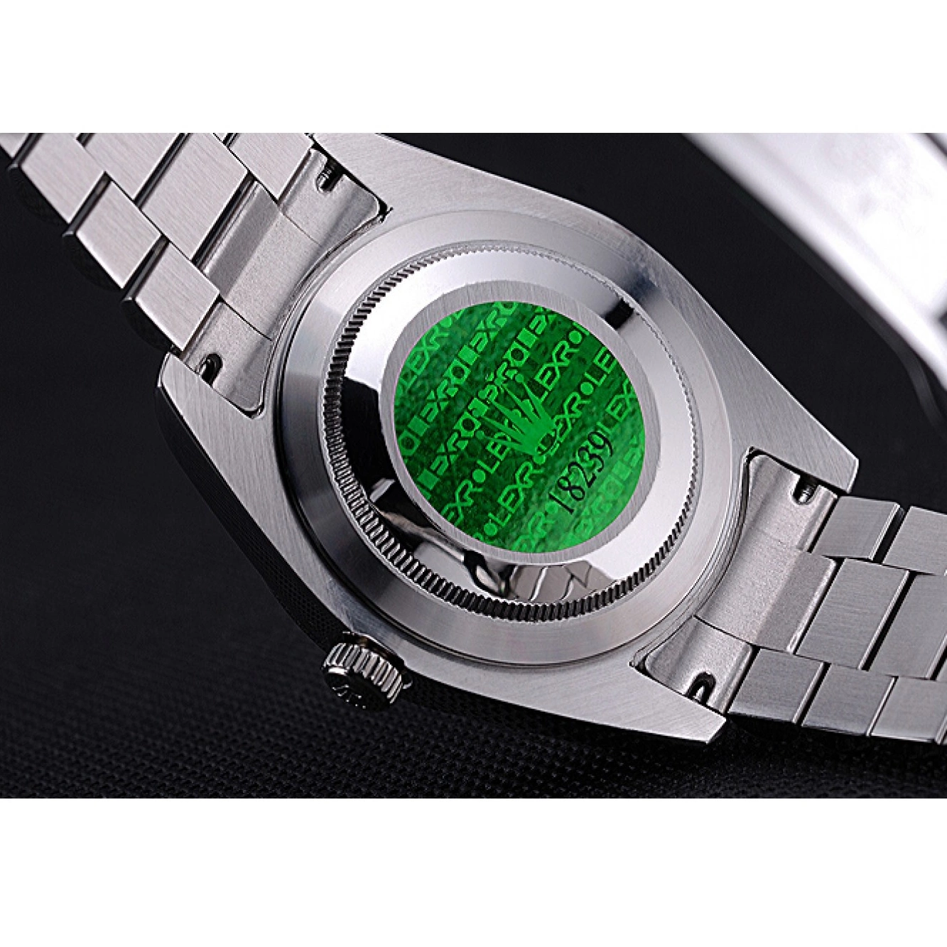 Aaa fake watches Rolex Steel White Bracelet Stainless 622547 Day-Date Dial 0821